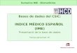 Sumarios IME - Biomedicina