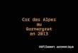 Cor des Alpes au Gornergrat en 2013