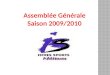 Assemblée Générale Saison 2009/2010