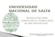 UNIVERSIDAD NACIONAL DE SALTA