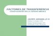 FACTORES DE TRANSFERENCIA COADYUVANTES EN LA TERAPIA MEDICA