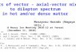 Effects of vector – axial-vector mixing  to  dilepton  spectrum  in hot and/or dense matter