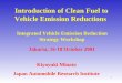Introduction of Clean Fuel to Vehicle Emission Reductions