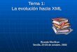Tema 1: La evolución hacia XML