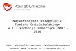 Najważniejsze osiągnięcia  Powiatu Gnieźnieńskiego  w III kadencji samorządu 2007 - 2010