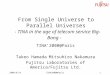 From Single Universe to Parallel Universes - TINA in the age of telecom service Big-Bang -
