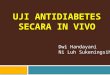Uji antidiabetes  secara in vivo