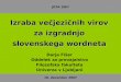 Izraba večjezičnih virov za izgradnjo slovenskega wordneta