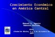 Crecimiento Económico en América Central