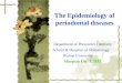 The Epidemiology of periodontal diseases