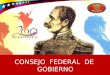 CONSEJO  FEDERAL  DE  GOBIERNO
