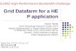 Grid Datafarm for a HEP application