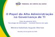 O Papel da Alta Administração na Governança de TI