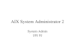 AIX System Administrator 2