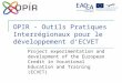 OPIR -  Outils Pratiques Interrégionaux pour le développement d’ECVET