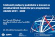 Možnosti podpory podnikání a inovací ze strukturálních fondů EU pro programové období 2014 - 2020