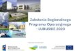 Założenia Regionalnego Programu Operacyjnego  - LUBUSKIE 2020