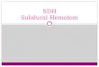SDH Subdural Hematom