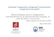 Seminario “Cooperación e Integración Transfronteriza:  el papel de la innovación”