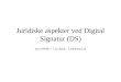 Juridiske aspekter ved Digital Signatur (DS)