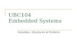 UBC104 Embedded Systems