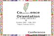 Conference Orientation