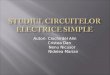 Studiul circuitelor electrice  simple