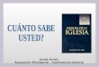 CUÁNTO SABE  USTED?