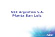 NEC Argentina S.A. Planta San Luis