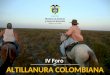 IV Foro  ALTILLANURA COLOMBIANA