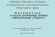 Učiteljski fakultet u Osijeku 3đunarodni znavstveni kolokvij Matematika i dijete