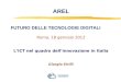 AREL FUTURO DELLE TECNOLOGIE DIGITALI Roma, 18  gennaio  2012