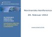 Novinarska konferenca 29. februar 2012 stat.si/nk