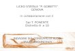 LICEO STATALE “P. GOBETTI” GENOVA in collaborazione con il  Ser.T. PONENTE Distretto 9  e 10