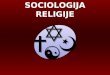 SOCIOLOGIJA RELIGIJE