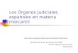Los Órganos Judiciales españoles en materia mercantil