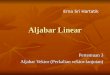Aljabar  Linear