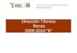 Dirección Técnica  Becas 2009-2010 “B”