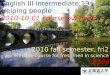English III intermediate 19 Helping people 2010-10-01 course overview