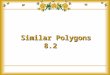 Similar Polygons 8.2