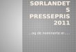 Sørlandets pressepris 2011