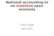 National accounting in an  indebted  open economy