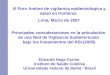 Eduardo Hage Carmo  Instituto de Saúde Coletiva Universidade Federal da Bahia - Brasil