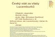 Český stát za vlády Lucemburků