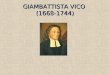 GIAMBATTISTA VICO  (1668-1744)