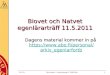 Biovet och Natvet egenlärarträff 11.5.2011