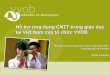 Hỗ trợ ứng dụng CNTT trong giáo dục tại Việt Nam của tổ chức VVOB