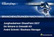 Jungfraubahnen SharePoint 2007 De Simone & Osswald AG André Schmid / Business Manager