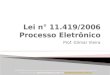 Lei n°  11.419/2006 Processo Eletrônico