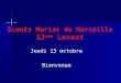 Scouts Marins de Marseille 12 ème  Levant